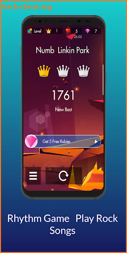 Rhythm Piano Tiles Rock Songs screenshot