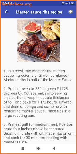 Ribs recipes for free app offline with photo screenshot