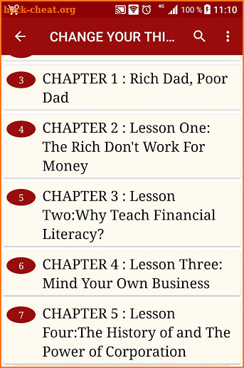 Rich Dad Poor Dad book screenshot