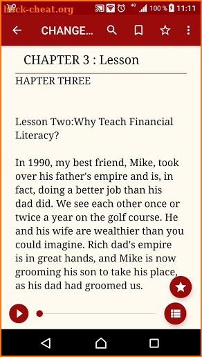 Rich Dad Poor Dad book screenshot