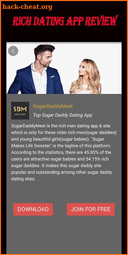 Rich Dating - Luxury Dating For Millionaires Date screenshot