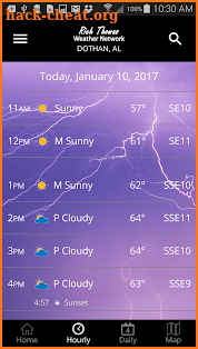 Rich Thomas Weather Network screenshot