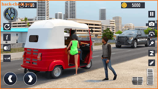 Rickshaw Driver Tuk Tuk Game screenshot