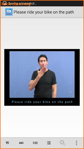 RIDBC Auslan Tutor screenshot