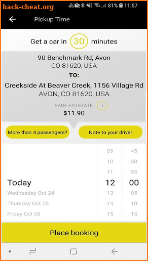 Ride Taxi Vail screenshot