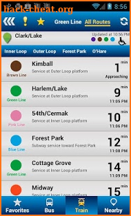 RideChicago Pro-CTA,PACE,METRA screenshot