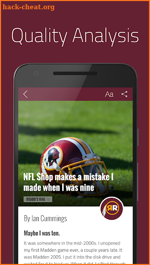 Riggo's Rag: News for Washington Redskins Fans screenshot