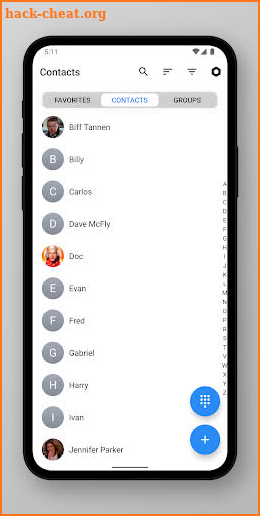 Right Contacts screenshot