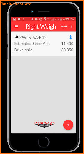 Right Weigh Load Scale app screenshot