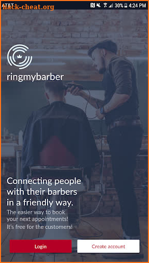 Ring My Barber - Haircut Appointment & Booking App screenshot