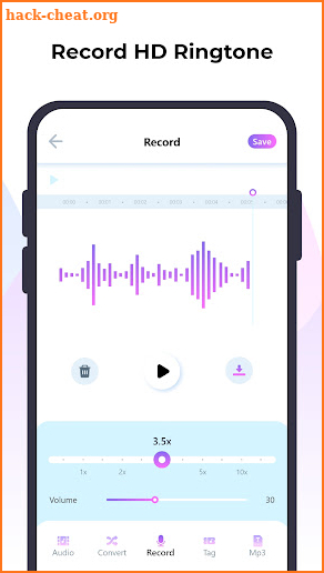 Ringtone cutter, Mp3 editor screenshot