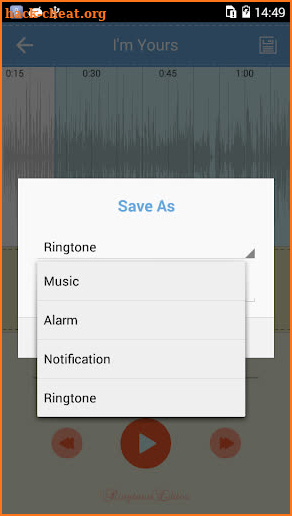 Ringtone Editor PRO-MP3 Cutter screenshot