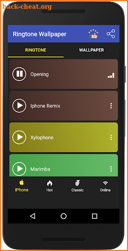 Ringtone for iPhone screenshot