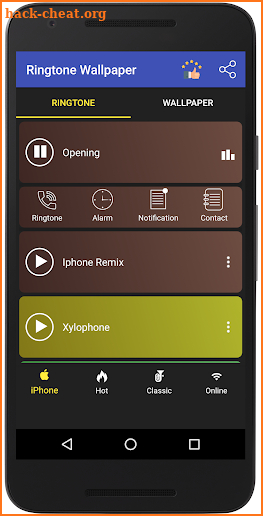Ringtone for iPhone screenshot