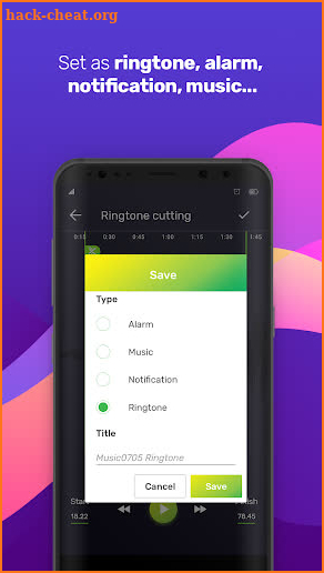 Ringtone maker: MP3 Cutter - Audio Editor screenshot