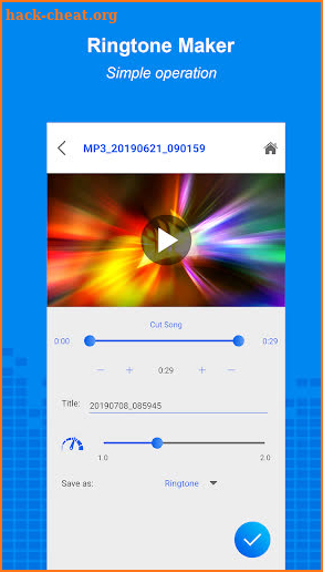 Ringtone maker - music editor screenshot