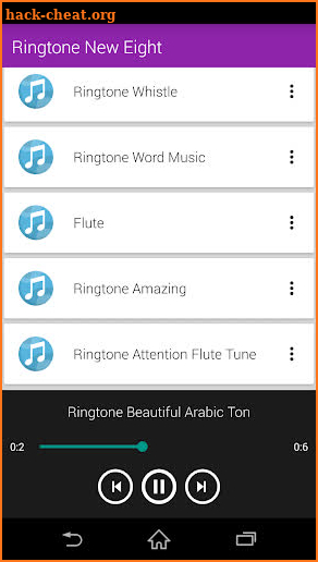 Ringtone New Eight screenshot