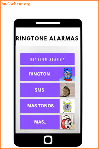 ringtones alarmas, tonos y sonidos de alarmas screenshot