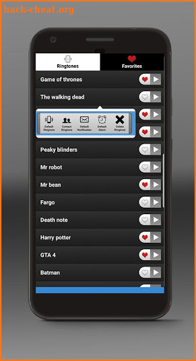 Ringtones characters -Super Sound Movies screenshot