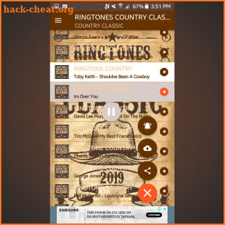 RINGTONES COUNTRY CLASSIC screenshot