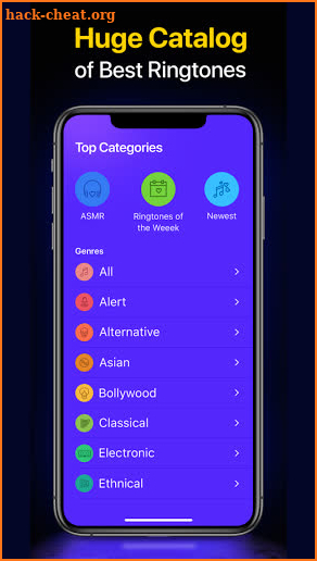 Ringtones for Phone: RingTune screenshot