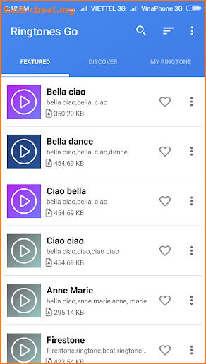 Ringtones Go: Best free ringtones for personalize screenshot