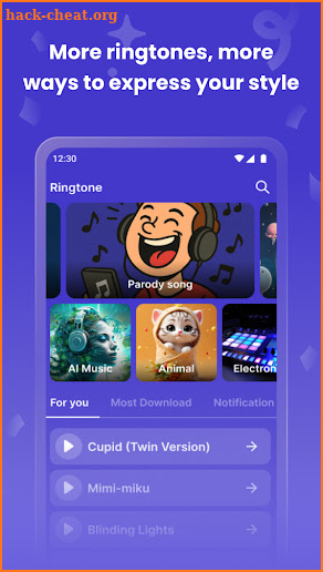 Ringtones Songs Phone Ringtone screenshot