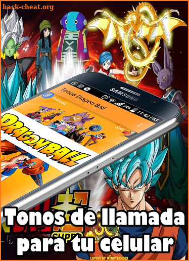 Ringtones to your cell Dragon - ball screenshot