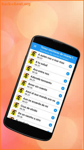 Ringtones vicente fernandez screenshot