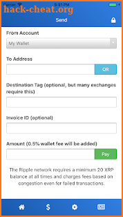 Ripple Wallet screenshot