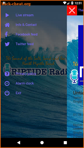 RIPTIDE Radio screenshot