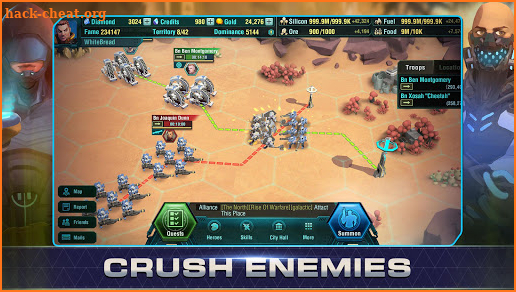 Rise of Warfare - Strategy MMO War Game screenshot