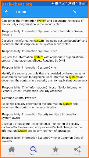 Risk Management Framework (RMF) App screenshot