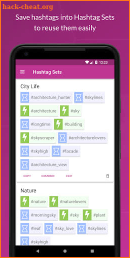 RiteTag Hashtag Toolkit screenshot