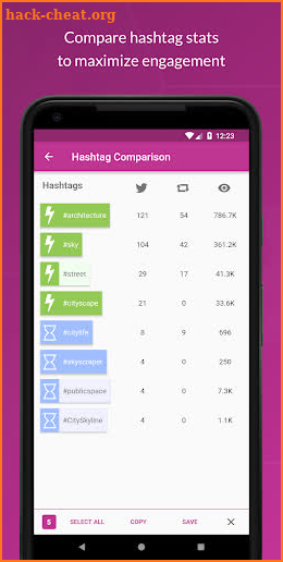 RiteTag Hashtag Toolkit screenshot