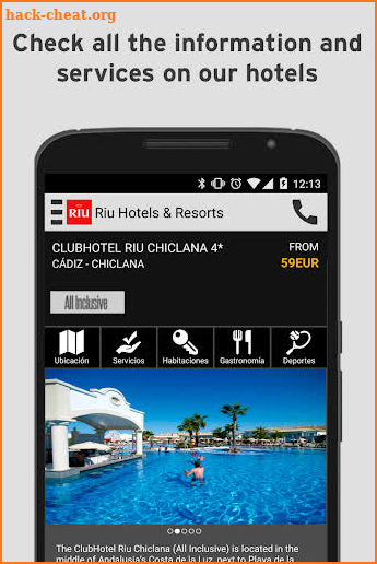 Riu Hotels & Resorts screenshot