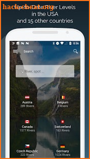 RiverApp - River flows screenshot