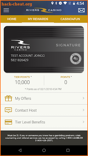 Rivers Casino Des Plaines screenshot