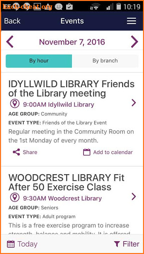 Riverside County Library screenshot