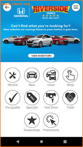 Riverside Metro Auto Group screenshot