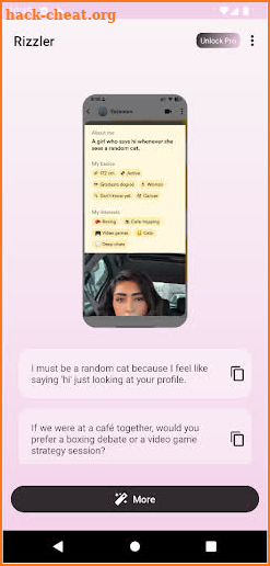 Rizzler: AI Dating Wingman screenshot