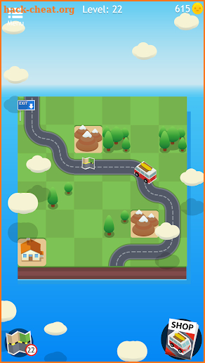 Road Trip FRVR - Connect the Way of the Car Puzzle screenshot