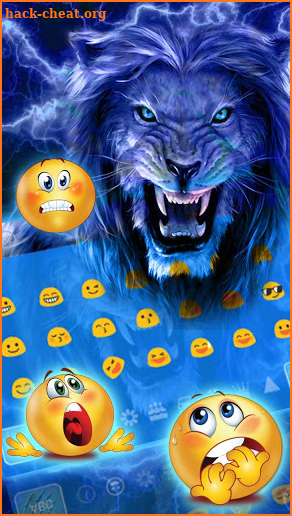 Roaring Lion Keyboard Theme screenshot