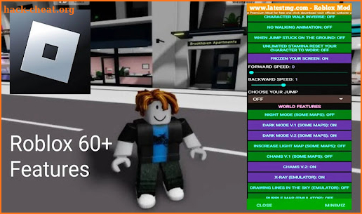 Roblox Mod Menu screenshot