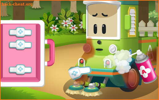 Robocar Poli Concrete Rescue Game screenshot