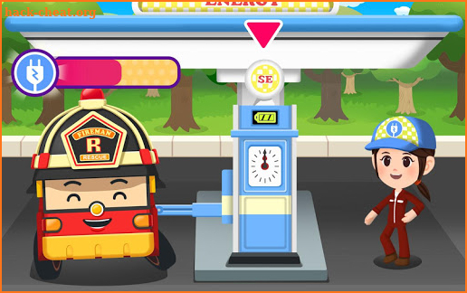 Robocar Poli Fuel Charging Habit Game screenshot