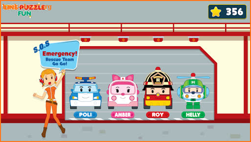 Robocar poli: LinePuzzle Fun screenshot