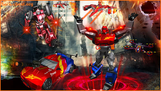 Robot Car Drone Transform: Robot Car Games screenshot