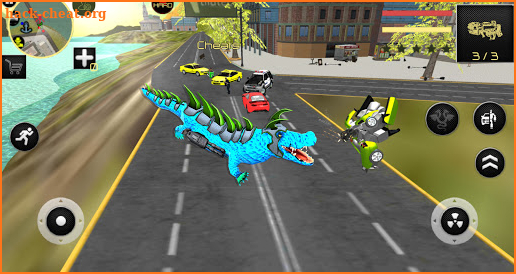 Robot Crocodile Simulator- Robot transform screenshot