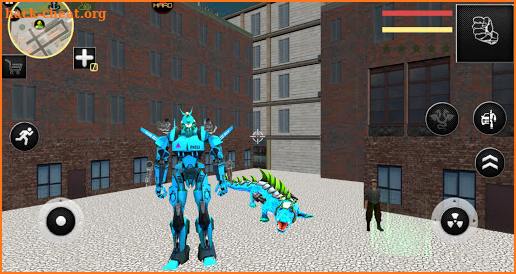 Robot Crocodile Simulator- Robot transform screenshot